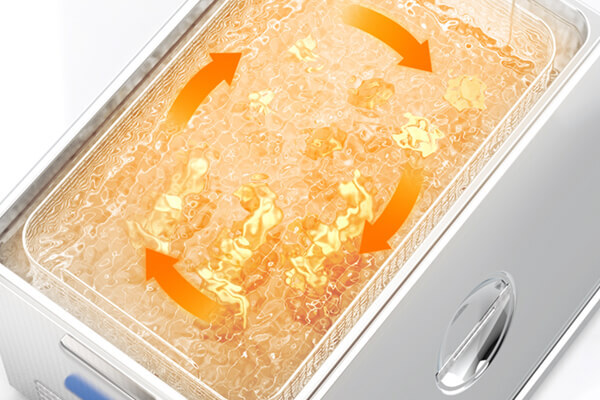 超聲波清潔器在工作中