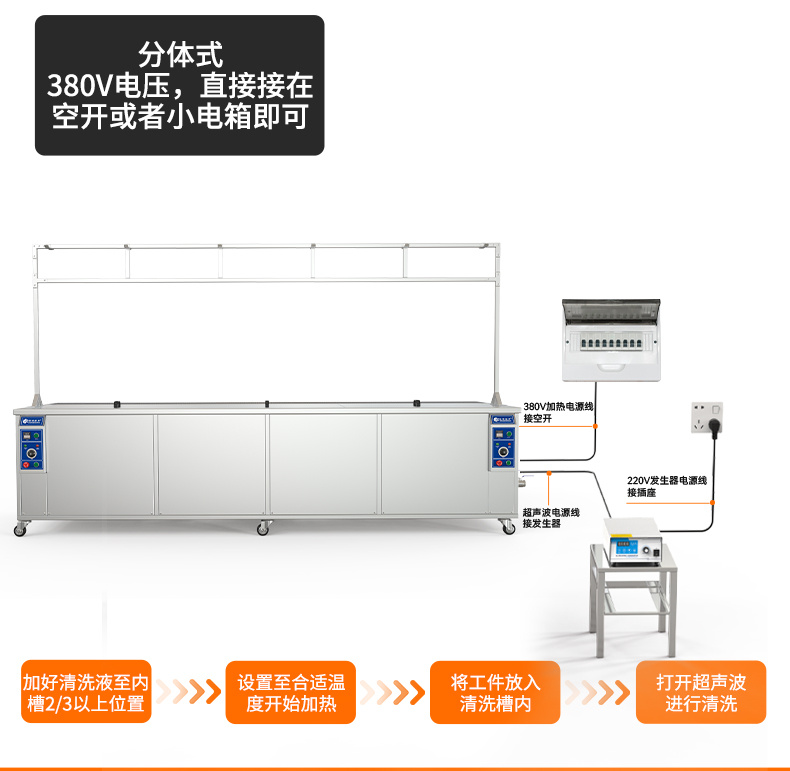 冠博仕GE6026B專業百葉窗超聲波清洗機 | 264L/3000W | 可清洗多種百葉窗 支持定制
